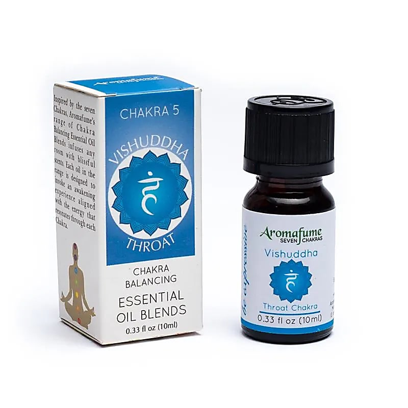 Vishuddha chakra essential oil blend Aromafume